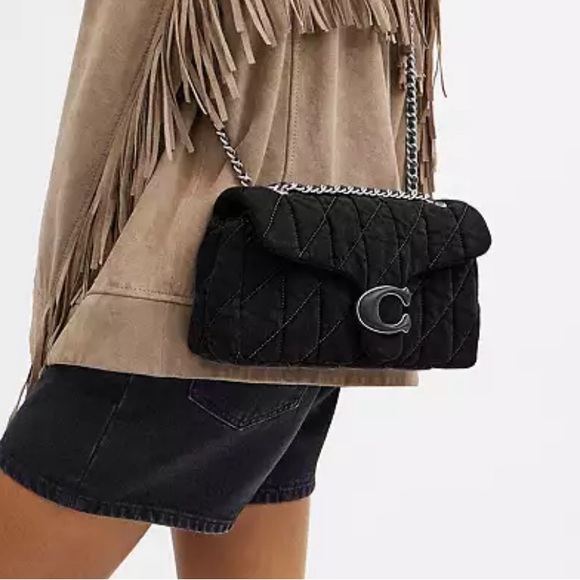 Coach black denim tabby 20 - Picture 5 of 12